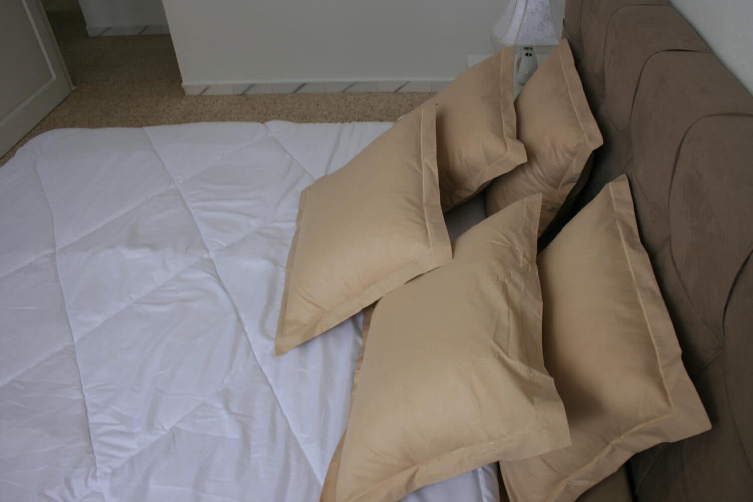 desk, laptop workspace, blackout curtains, soundproofing