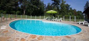 Udendørs pool, opvarmet pool