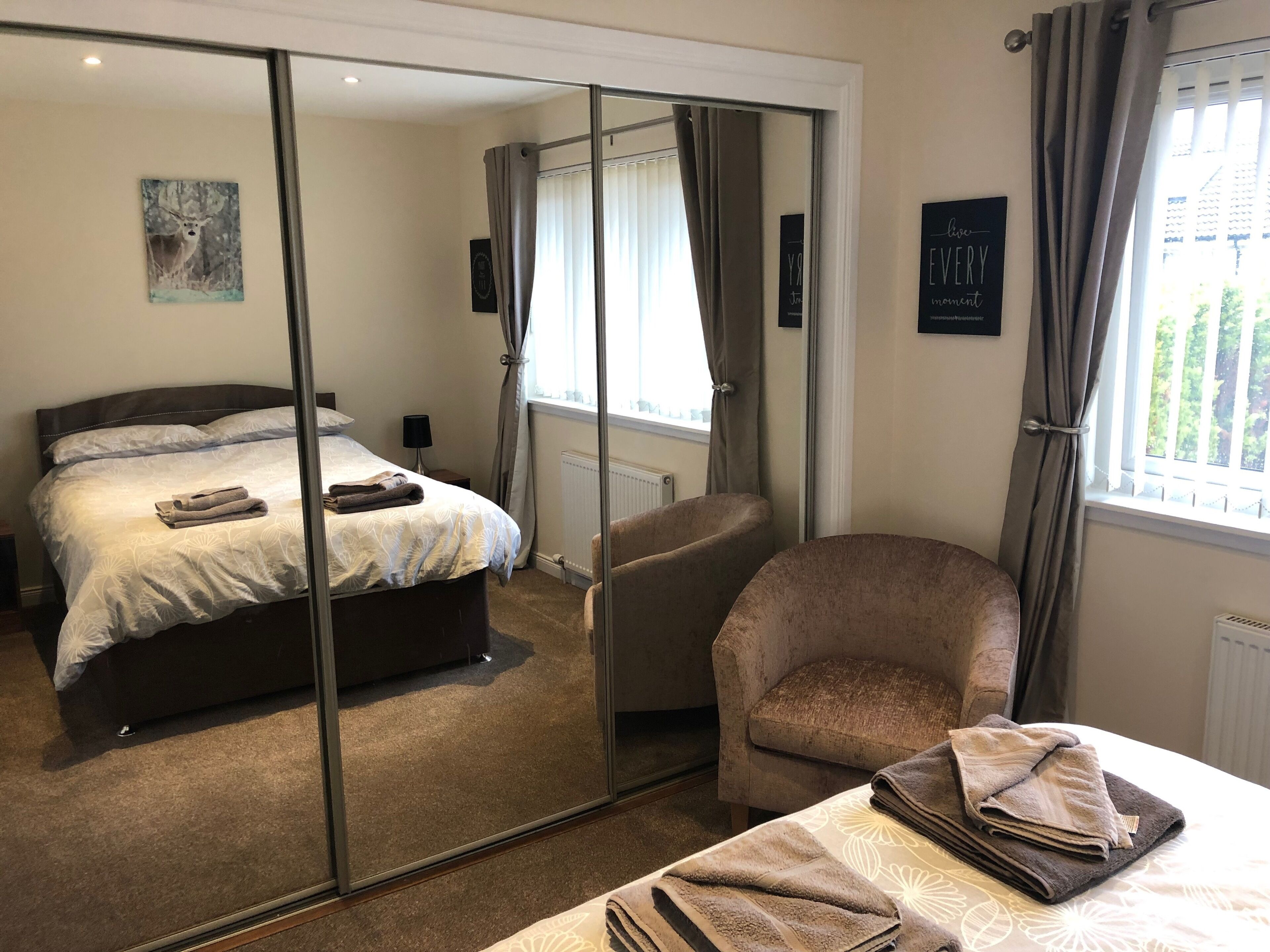 2 soverom, strykejern/-brett, wi-fi og sengetøy