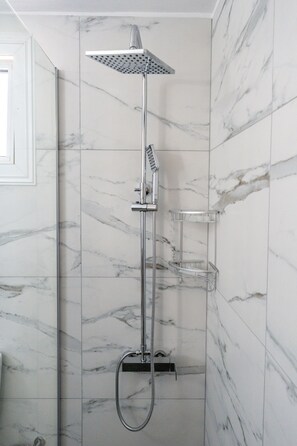 Villa, 3 Bedrooms, Private Pool | Bathroom shower - Narcissos Villa 3 (Paralimni)