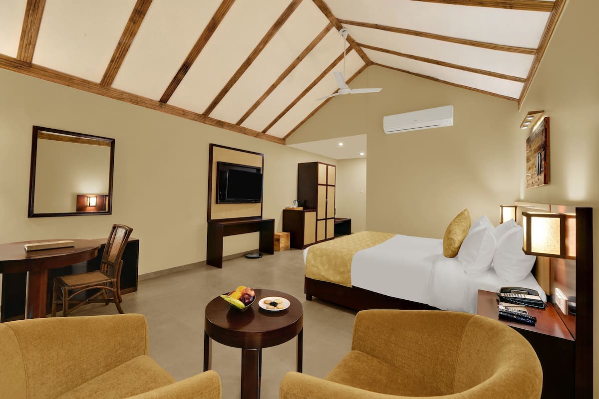 Superior-Villa, 1 King-Bett | Hochwertige Bettwaren, Betten mit Memory-Foam-Matratzen, Minibar