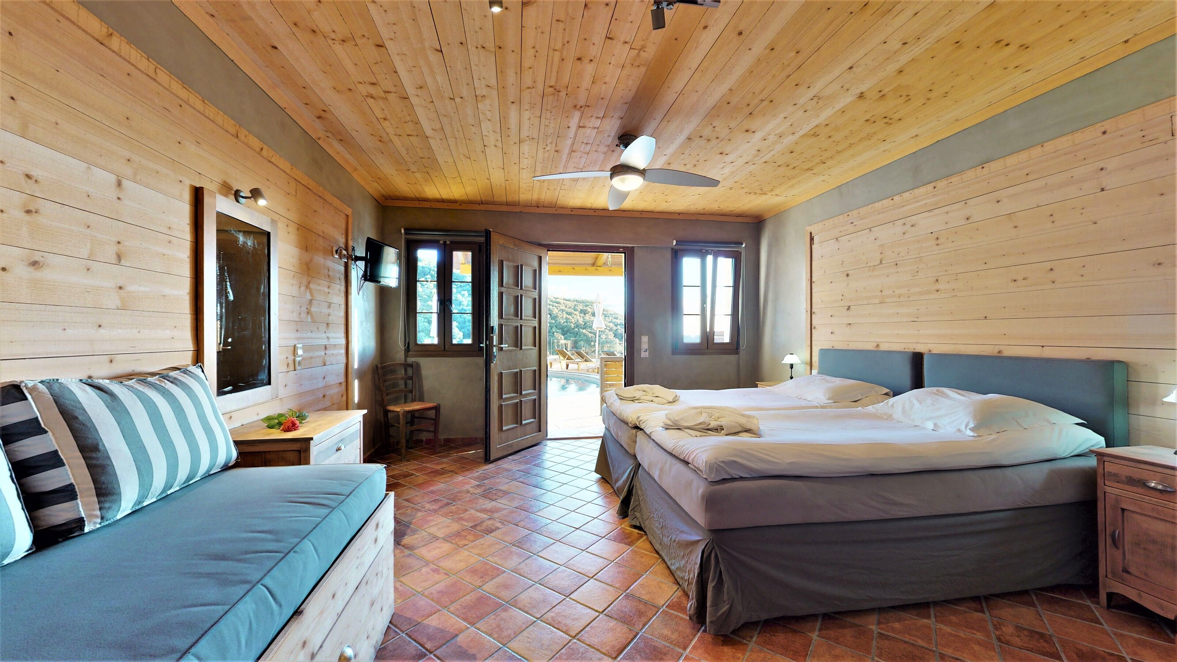 triple studio with sea view | view from room