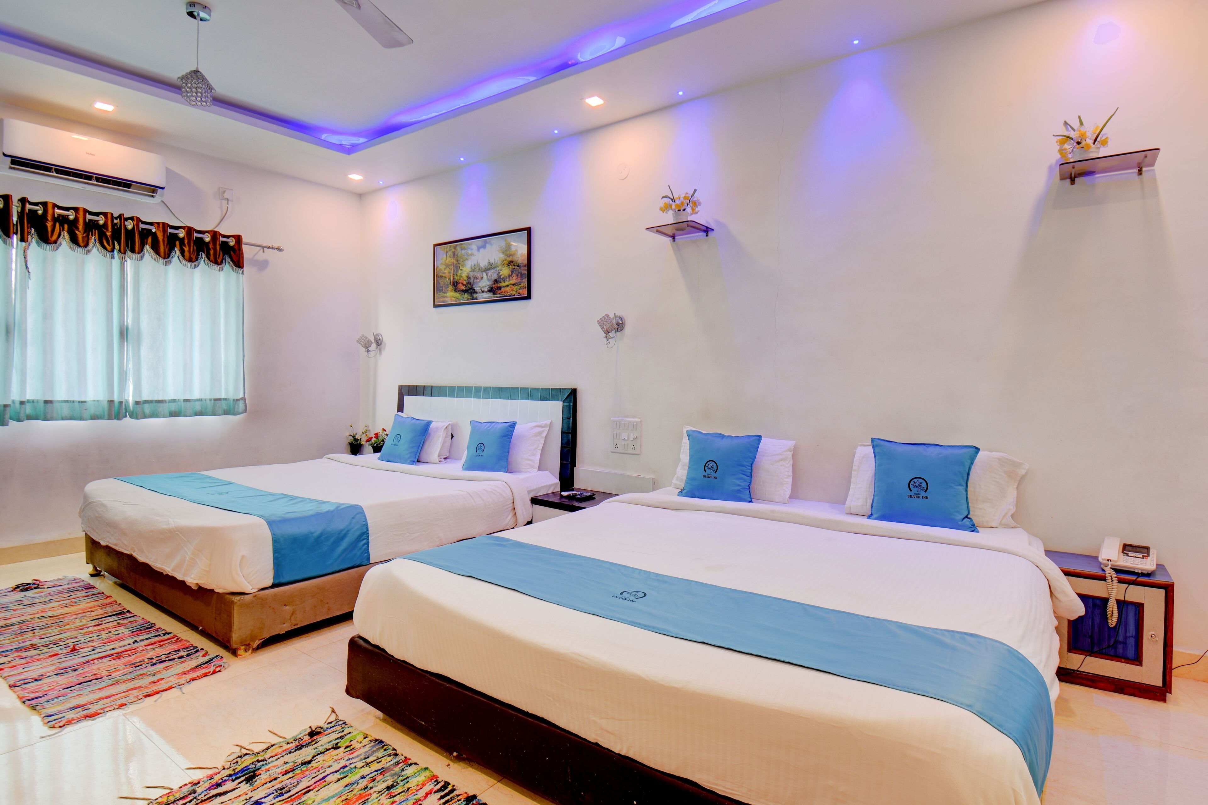 Family Room | Blackout curtains, rollaway beds, bed sheets