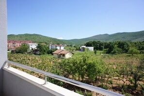 Standard-Zweibettzimmer, Balkon | Blick auf die Berge