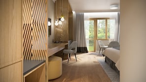 Decoración personalizada, sistema de insonorización y cunas