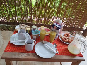 Kontinental frokost er inkludert hver dag