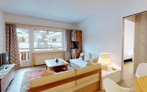 Blick von der Unterkunft