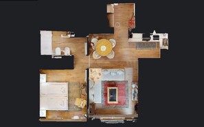 Floor plan - Well located apartmenthouse with sideview of the lake of St. (St. Moritz)