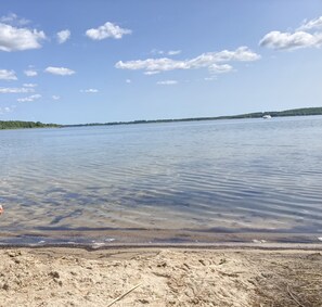 Beach nearby, sun-loungers