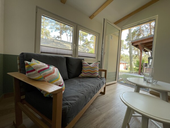 TV, fireplace, ping pong, books