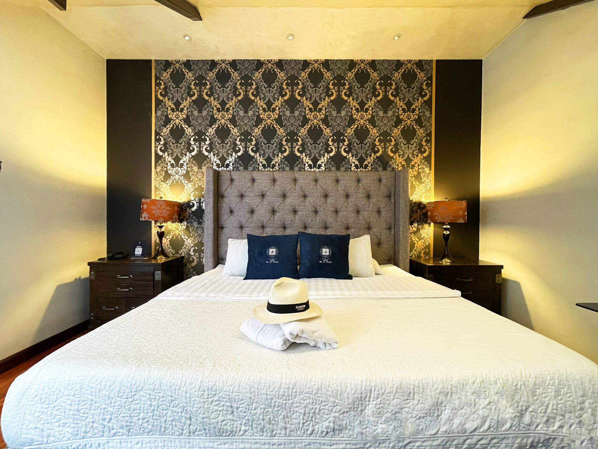 Premium bedding, soundproofing, WiFi (free), bed sheets
