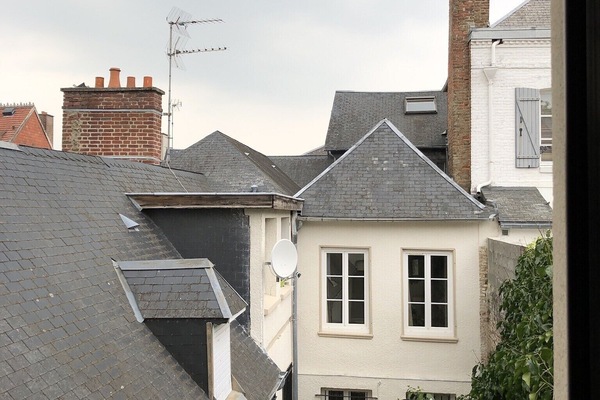 Blick von der Unterkunft