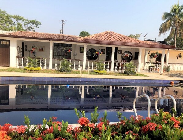 Façade de l’hébergement