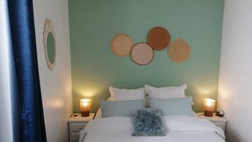 2 soveværelser, strygejern/strygebræt, weekendseng, gratis Wi-Fi