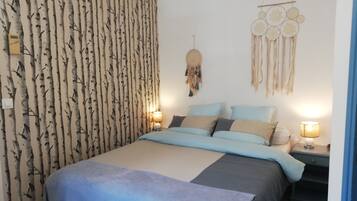 2 soveværelser, strygejern/strygebræt, weekendseng, gratis Wi-Fi