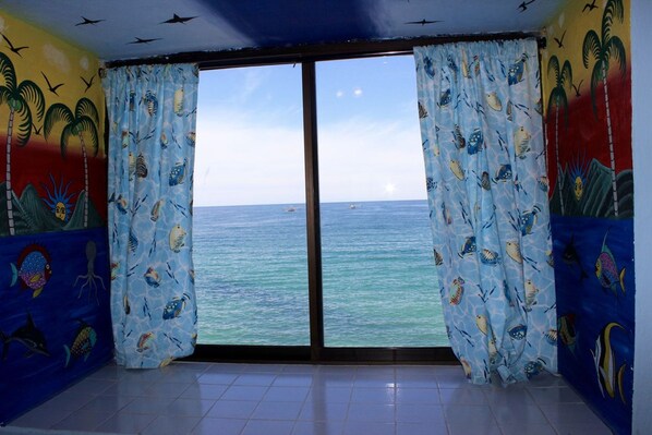 Chambre, 2 chambres | Vue sur la plage ou l’océan