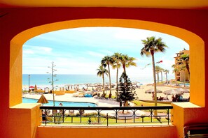 Condo, 2 Bedrooms, Oceanfront | Terrace/patio - Princesa by Casago (Puerto Peñasco)
