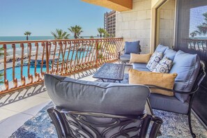 Condo, 2 Bedrooms, Sea View | Terrace/patio - Sonoran Sun by Casago (Puerto Peñasco)