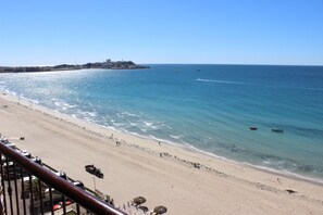 Vista a la playa o el mar
