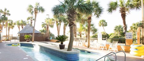 Indoor pool, outdoor pool