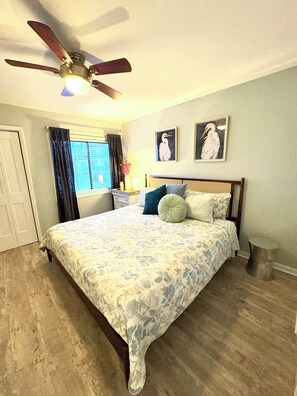 1 bedroom, iron/ironing board, travel crib, free WiFi