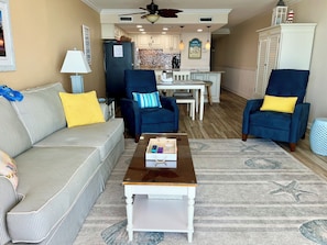 TV - 1BR, 2BA Oceanfront Condo- Unit 1408 -  All New Amenities! (Garden City)