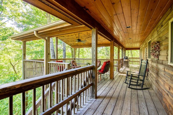 Property grounds - Private charming Mountainside Cabin near The Pisgah National Forest.  (Pisgah Forest)