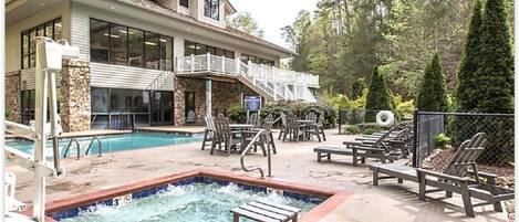 Indendørs pool, udendørs pool