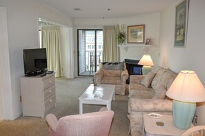 Televisio, DVD-soitin, kirjoja