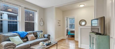 Smart TV, music library, video library