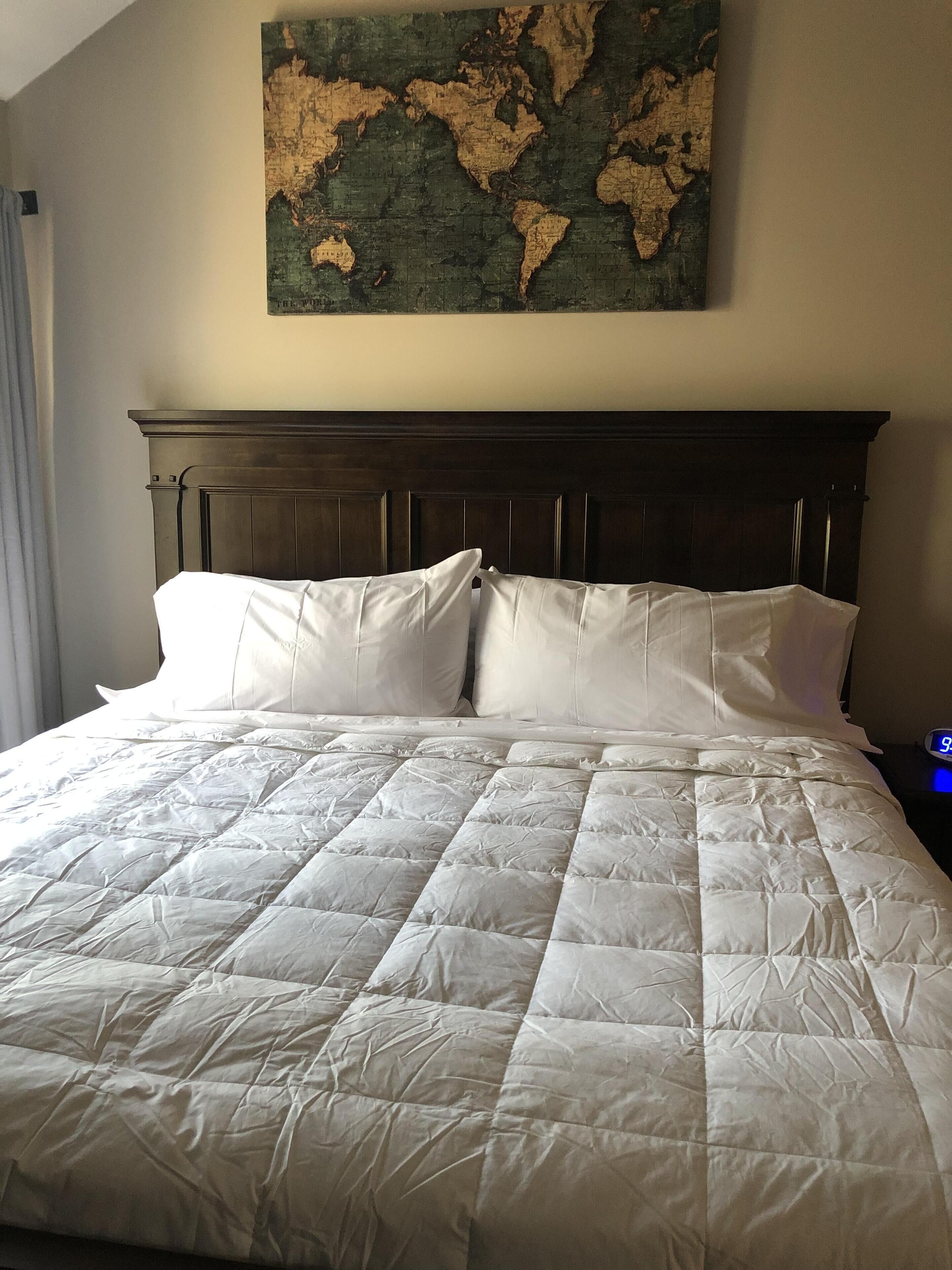 2 bedrooms, in-room safe, iron/ironing board, WiFi