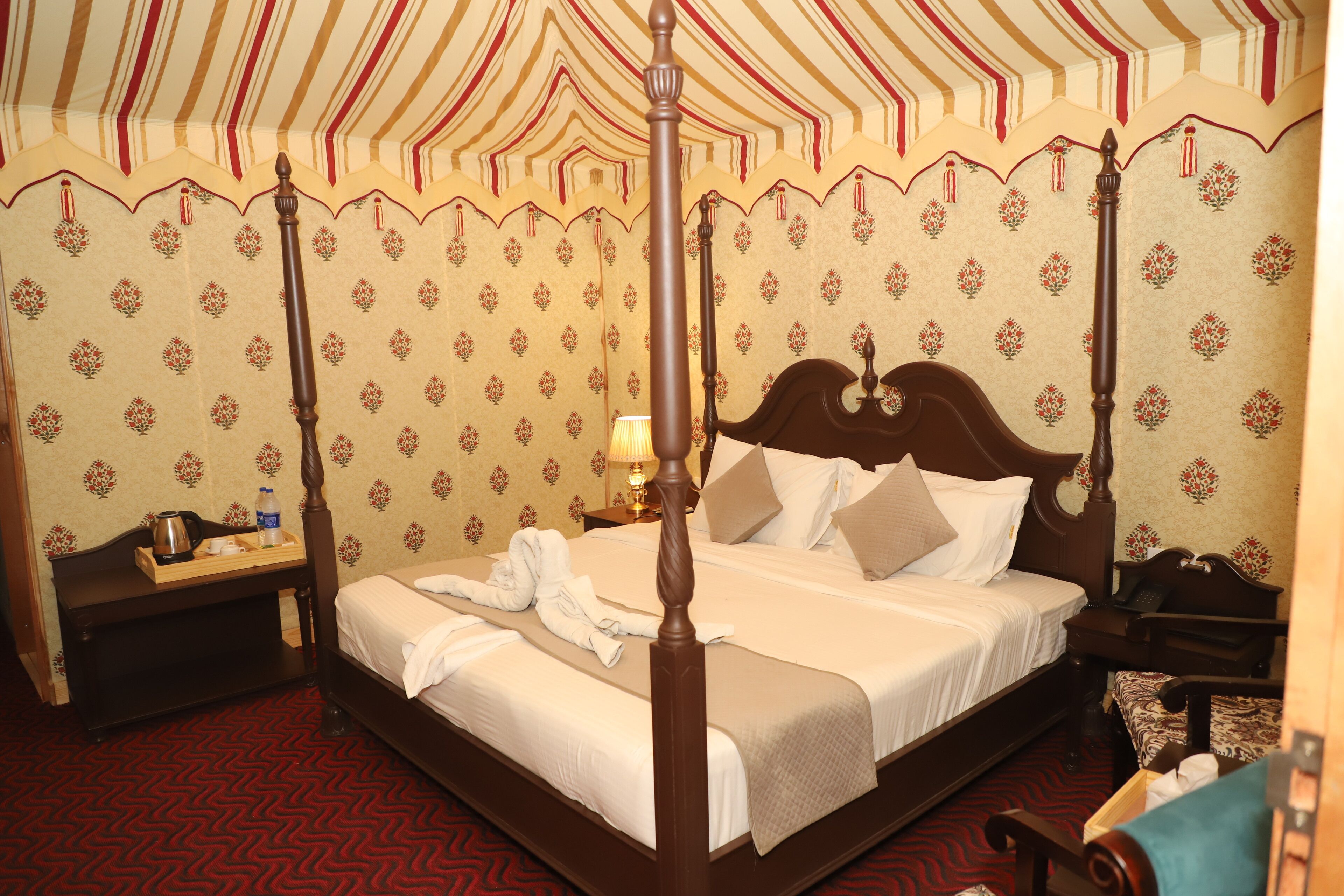 Deluxe Tent | In-room safe, individually decorated, individually furnished, desk