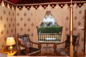 Luxury Tent | In-room safe, individually decorated, individually furnished, desk