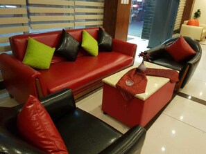 Sala de estar en el lobby