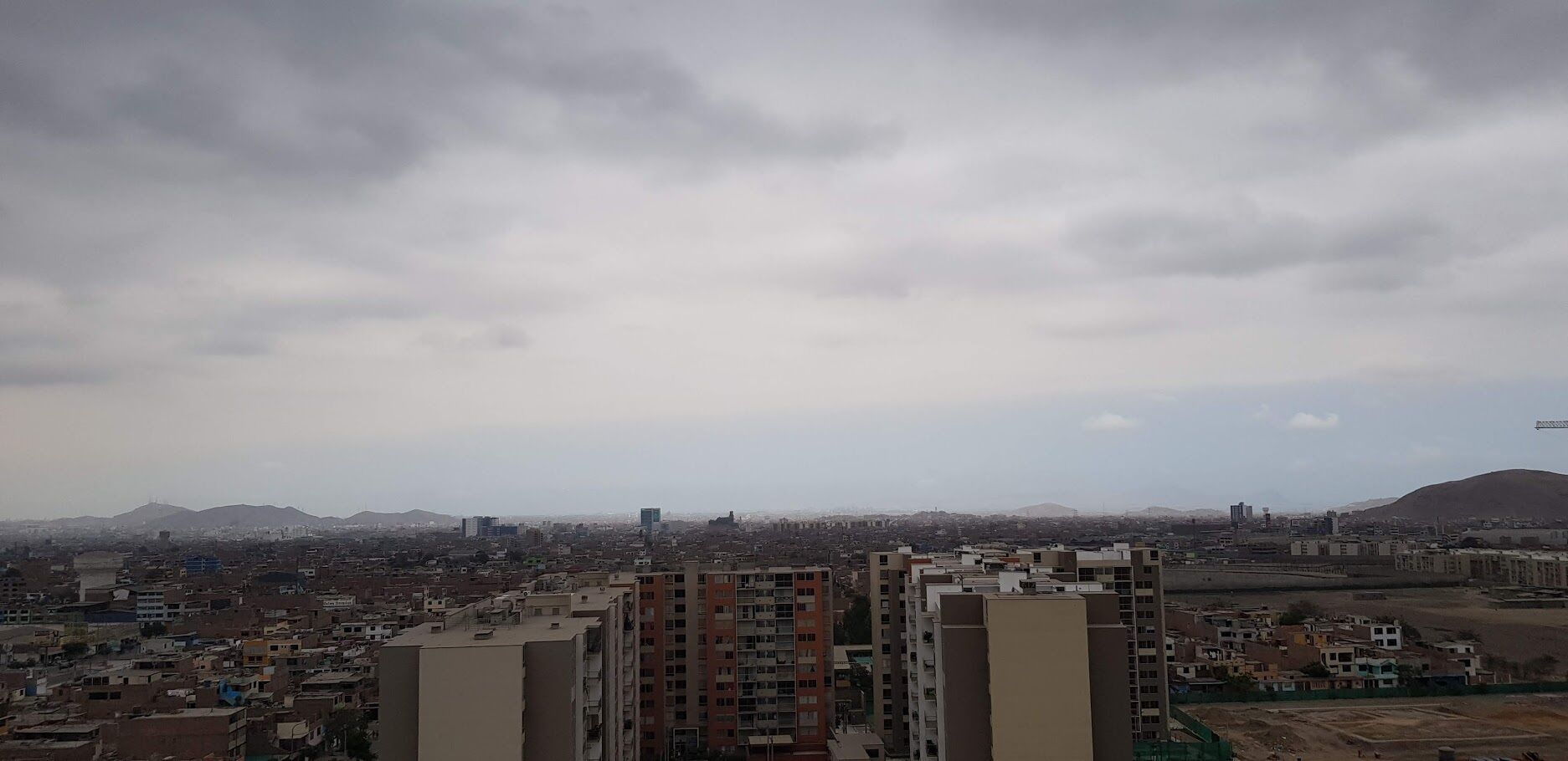 Blick von der Unterkunft