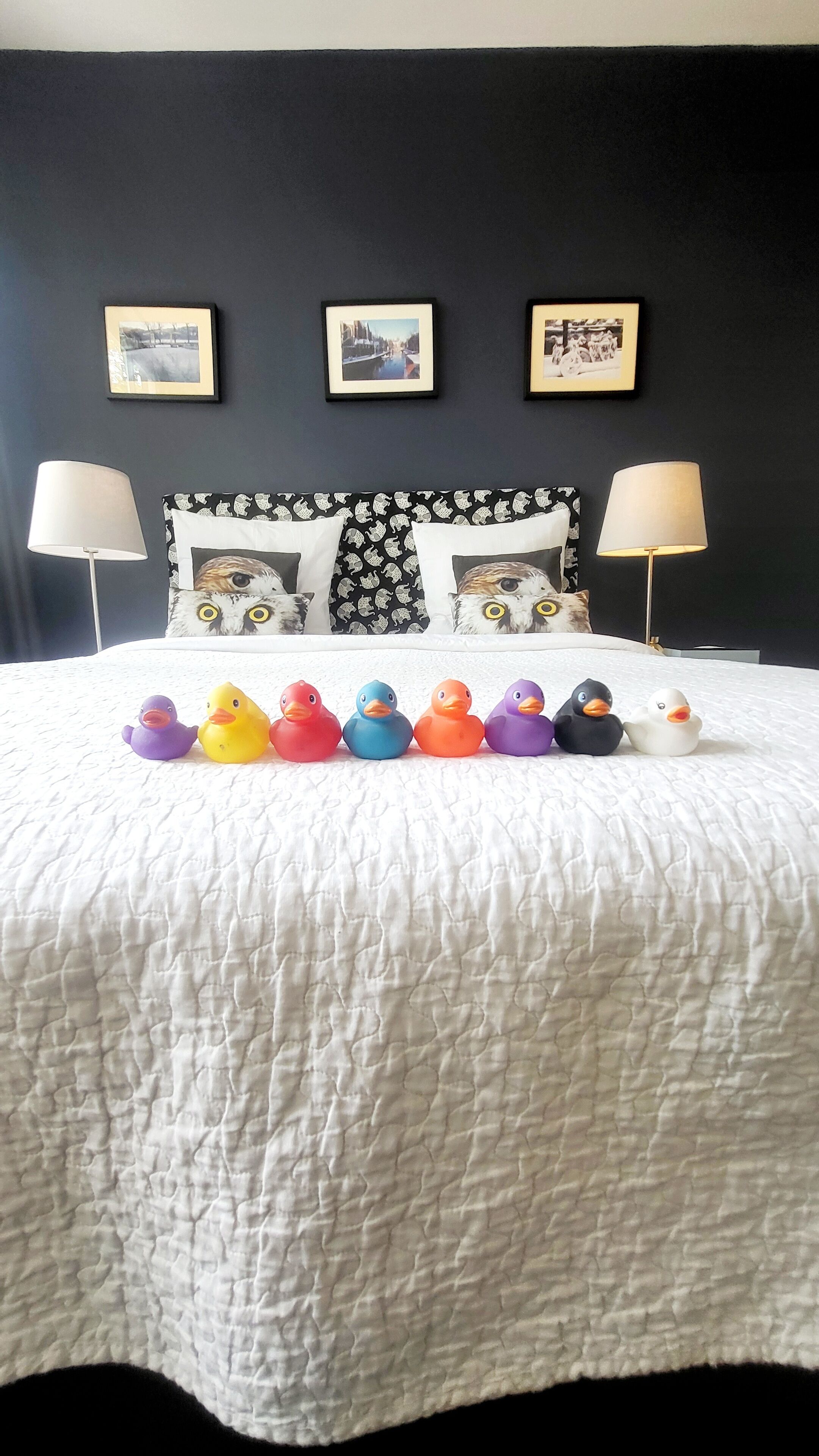 Deluxe Double Room, 1 King Bed, Canal View | In-room safe, individually decorated, desk, blackout curtains