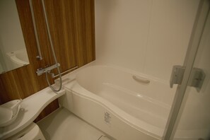 Doppelzimmer, Küche (with Loft Bed) | Badezimmer | Badewanne und Dusche (separat), Komfortbadewanne