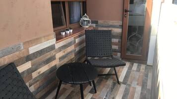 Deluxe tweepersoonskamer, terras | Terras