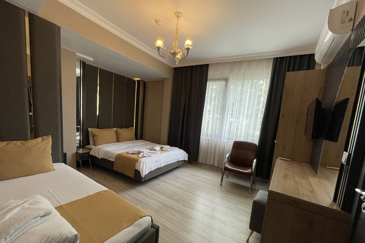 Standard Triple Room | Minibar, iron/ironing board, free WiFi, bed sheets