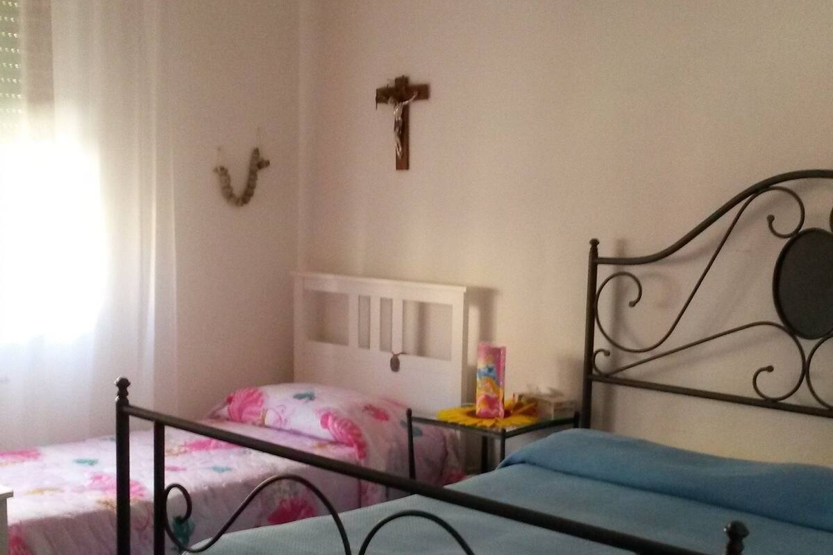 Triple Room, Shared Bathroom, Garden View | Down comforters, iron/ironing board (on request)