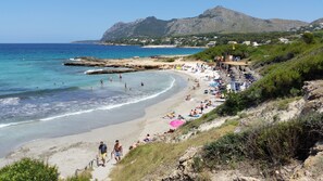 Perto da praia, toalhas de praia