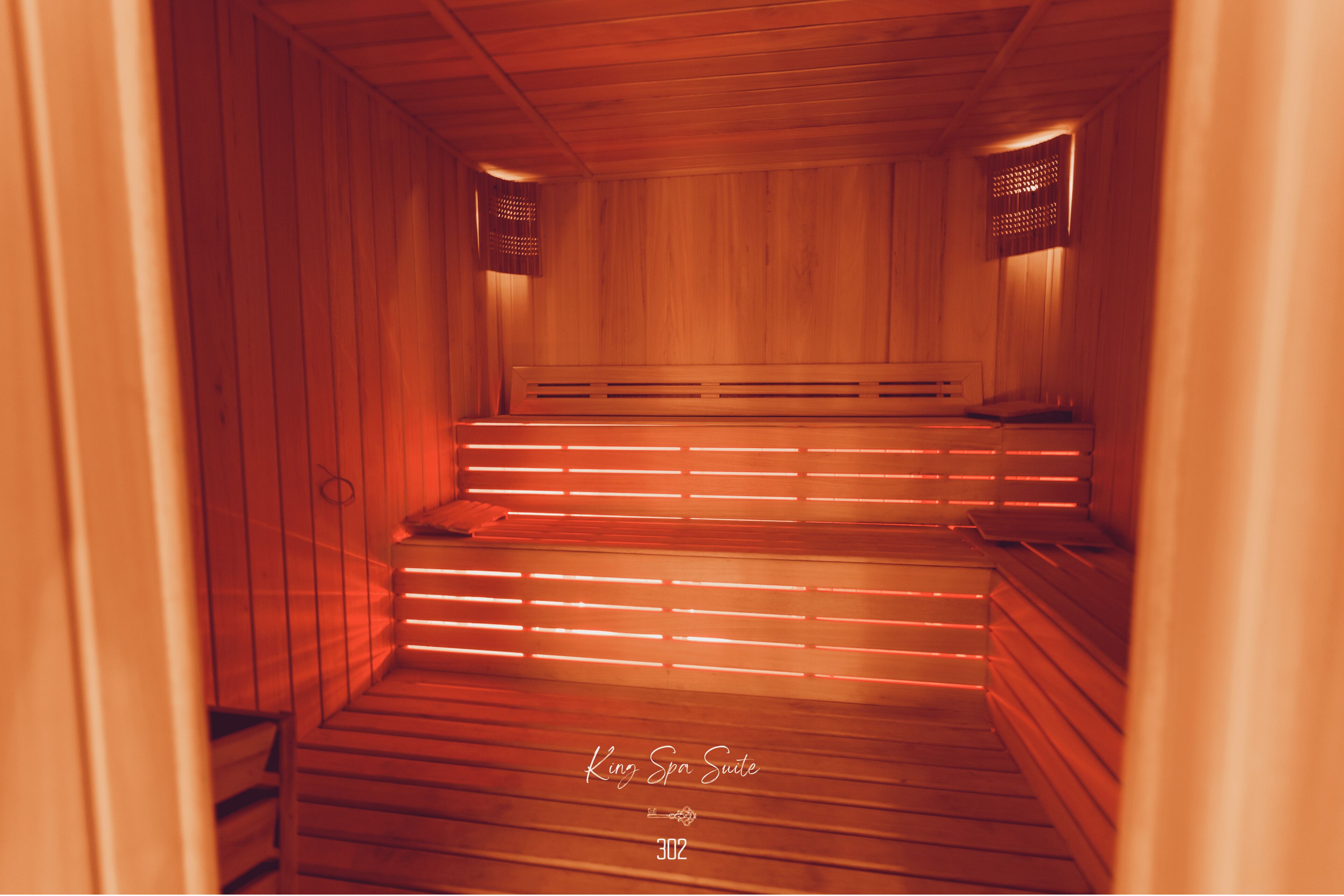 spa cave suite | bathroom | free toiletries, hair dryer, bathrobes, slippers