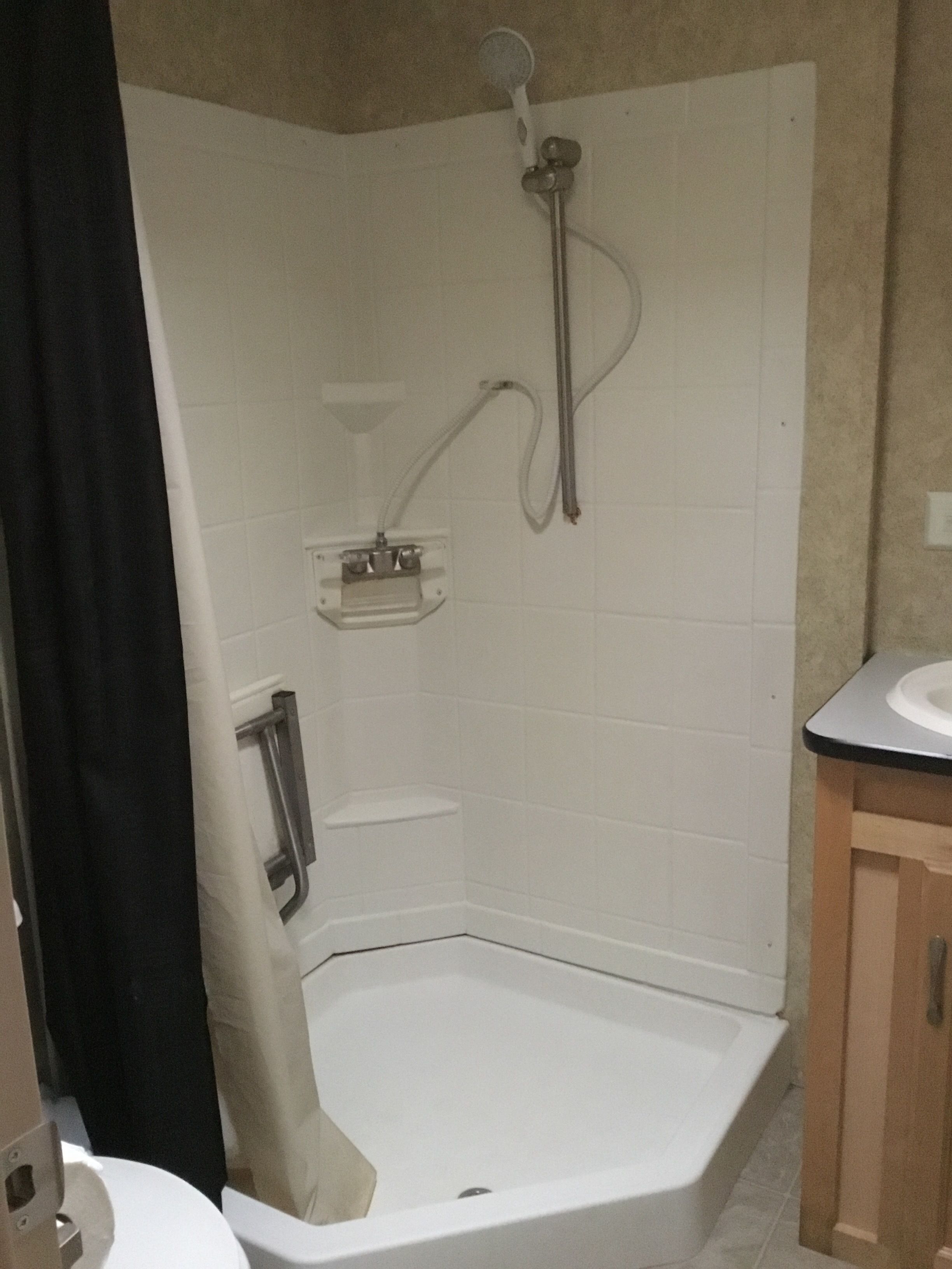 Douche de la salle de bain