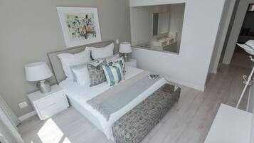 2 bedrooms, desk, soundproofing, iron/ironing board