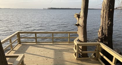 Caza de patos, pesca o vacaciones familiares relajantes