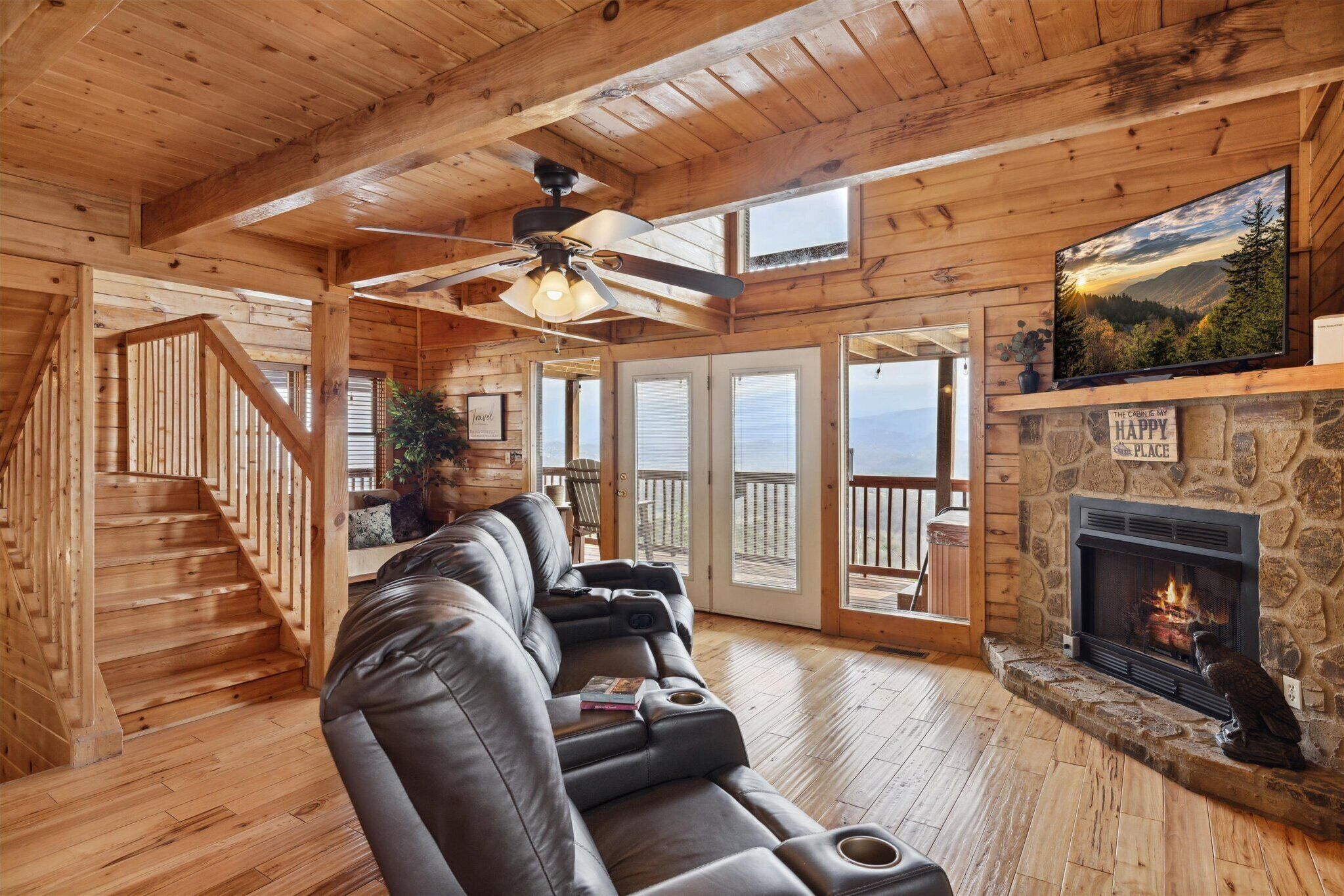 TV connectée, cheminée, baby-foot