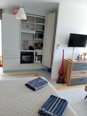 Departamento Deluxe, baño en la habitación, vista al mar (Hibiscus Paradis) | Cocina privada