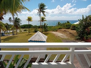 Deluxe Studio, Ensuite, Sea View (Hibiscus Paradis) | Balcony view - Sea Sun Manga Mangano (Saint-François)
