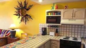 Condo, 1 Bedroom | Private kitchen | Coffee/tea maker, fridge, microwave, oven - Marina Pinacate 1BR 312 by Casago (Puerto Peñasco)