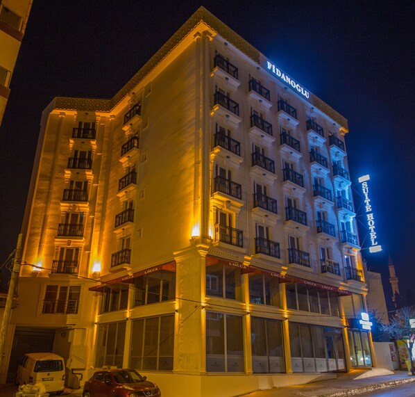 Front of property - evening/night - Fidanoglu Suite Hotel (Kesan)